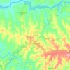 Andirá topographic map, elevation, terrain