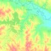 Camargo topographic map, elevation, terrain