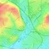 Newcastle topographic map, elevation, terrain