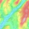 Cilybebyll topographic map, elevation, terrain