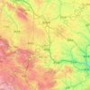 Dingxi City topographic map, elevation, terrain