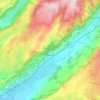 Polminhac topographic map, elevation, terrain