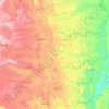Yalí topographic map, elevation, terrain