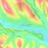 Sîngerei topographic map, elevation, terrain
