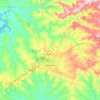 Medianeira topographic map, elevation, terrain
