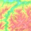Les Rues-des-Vignes topographic map, elevation, terrain