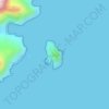 Isla Alejandro topographic map, elevation, terrain