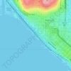 Myrtle Edwards Park topographic map, elevation, terrain