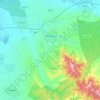 Buzias topographic map, elevation, terrain