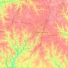 Lawrence County topographic map, elevation, terrain