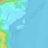 Yubu Island topographic map, elevation, terrain