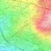 La Aurora topographic map, elevation, terrain