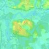 Senzig topographic map, elevation, terrain