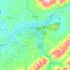 Elizabethton topographic map, elevation, terrain