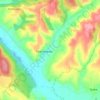 Mirosaljci topographic map, elevation, terrain