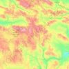 Malheur National Forest topographic map, elevation, terrain