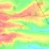 Bisbrooke topographic map, elevation, terrain