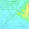 Caturharjo topographic map, elevation, terrain