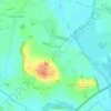Holdfast topographic map, elevation, terrain