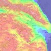 Kura topographic map, elevation, terrain