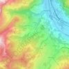 Cordon topographic map, elevation, terrain