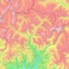 Kanda topographic map, elevation, terrain