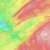 Paroisse des Foncines topographic map, elevation, terrain