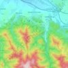Závažná Poruba topographic map, elevation, terrain