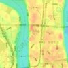 Yaru Subdistrict topographic map, elevation, terrain