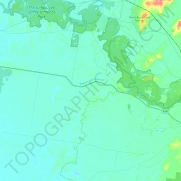 Euroley topographic map, elevation, terrain