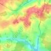 Coleshill topographic map, elevation, terrain