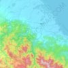 Cantón de Matina topographic map, elevation, terrain