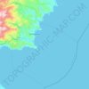 Tarragona topographic map, elevation, terrain