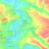 Aulnois-sur-Seille topographic map, elevation, terrain