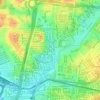 Kampung Cempaka topographic map, elevation, terrain