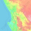 West Coast District Municipality topographic map, elevation, terrain