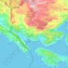 Gemeinde Herceg Novi topographic map, elevation, terrain