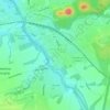 Czerwionka topographic map, elevation, terrain