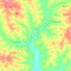Galadimawa topographic map, elevation, terrain