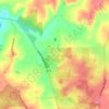 Biggs Flat topographic map, elevation, terrain