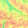 Étaimpuis topographic map, elevation, terrain