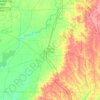 Mitchell County topographic map, elevation, terrain
