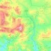 Cammarata topographic map, elevation, terrain