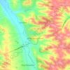 Miramont-d'Astarac topographic map, elevation, terrain
