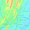 Air Hitam topographic map, elevation, terrain