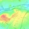 Upper Saxondale topographic map, elevation, terrain