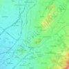 Municipality of Athens topographic map, elevation, terrain