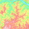 Gasconade County topographic map, elevation, terrain