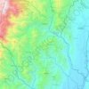 Santuario topographic map, elevation, terrain