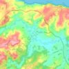 Flowerdale topographic map, elevation, terrain